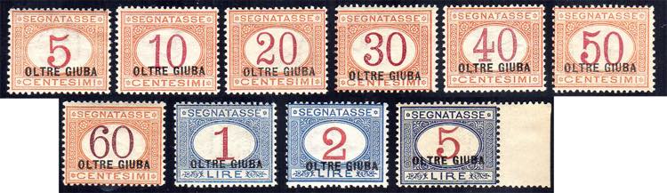 SEGNATASSE 1925 - Soprastampati ... 