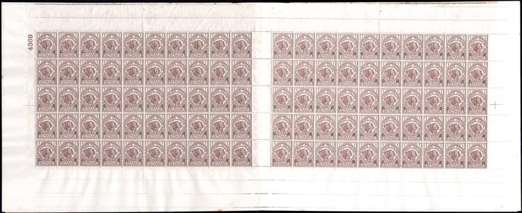 1906 - 2 cent. su 1 b. Elefanti ... 