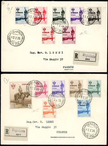 1935 - Visita del Re, serie ... 