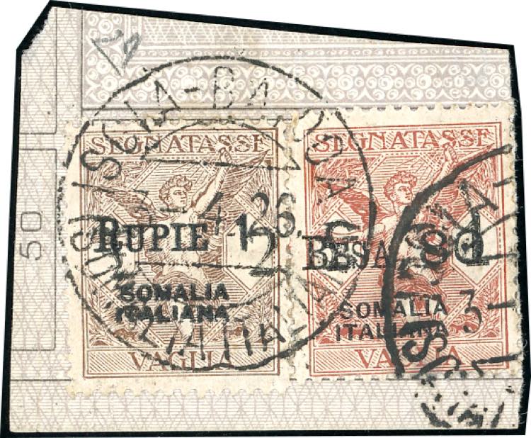 SEGNATASSE VAGLIA 1924 - 1 r. su 2 ... 