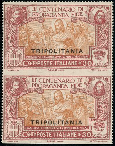 1923 - 30 cent. Propaganda Fide, ... 