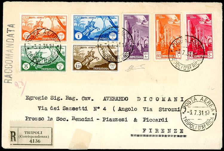 POSTA AEREA 1931 - Soggetti ... 