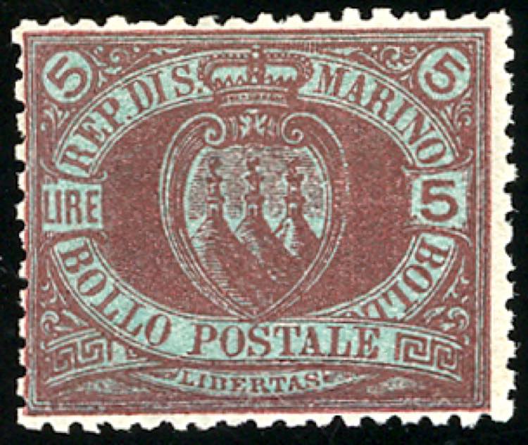 1892 - 5 lire Stemma (22), ottima ... 