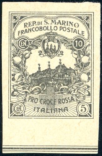 1916 - 10 + 5 cent. Croce Rossa, ... 