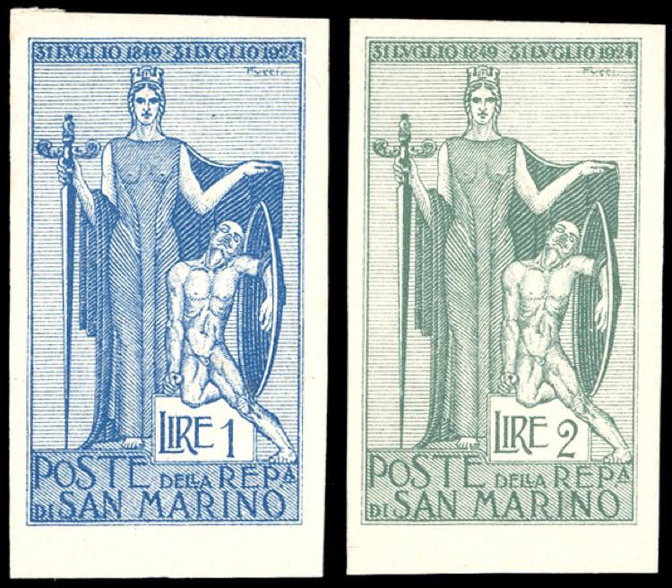 1924 - 1 lira e 2 lire Garibaldi ... 