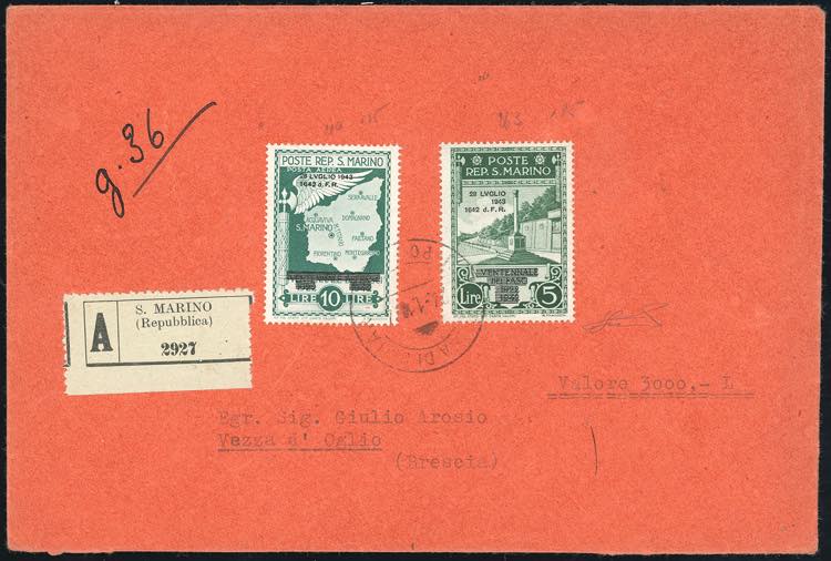 1944 - 5 lire, 10 lire di posta ... 