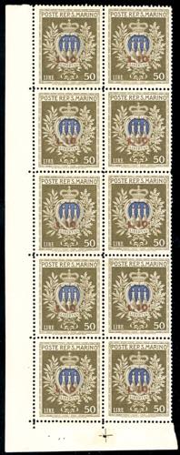 1946 - 10 lire su 50 lire Pro ... 