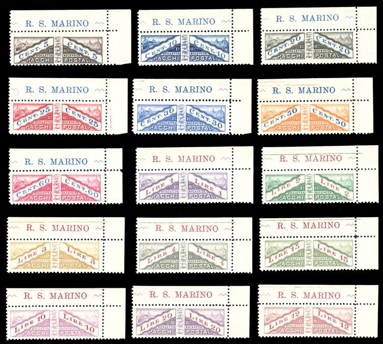 1928 - Non dentellati al centro, ... 