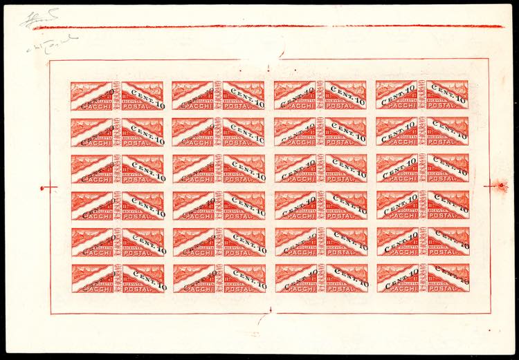 1946 - 10 cent., carta bianca, ... 