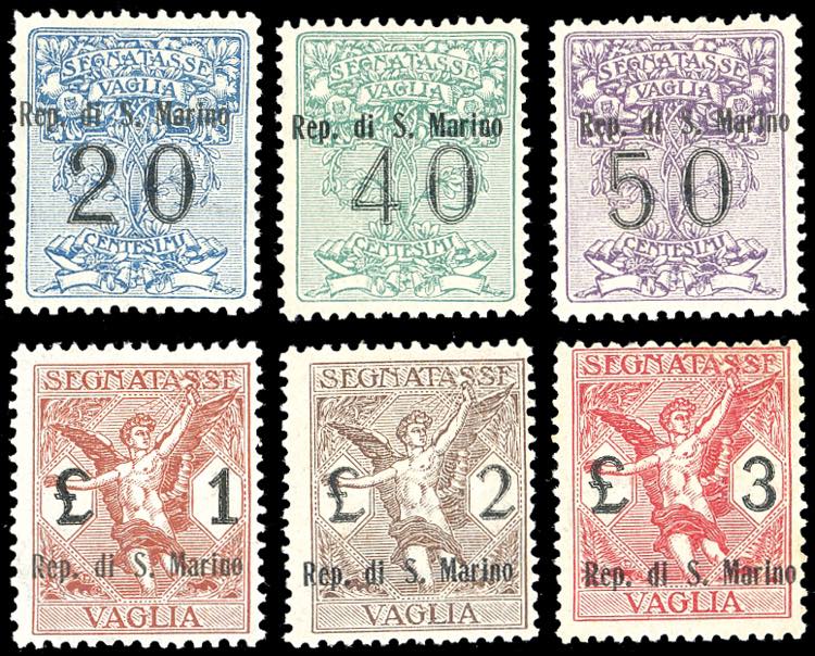 1924 - Serie completa (1/6), buona ... 