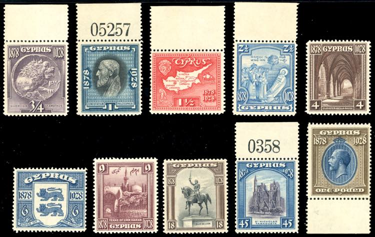 CIPRO 1928 - Occupazione inglese, ... 