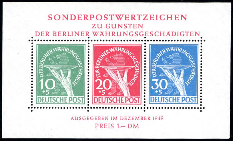 GERMANIA BERLINO FOGLIETTI 1949 - ... 