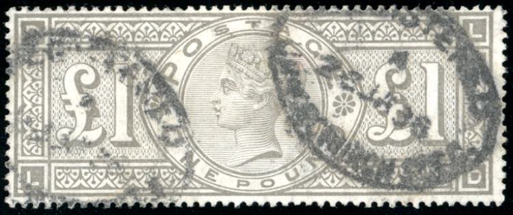 GRAN BRETAGNA 1888 - 1 £ Regina ... 