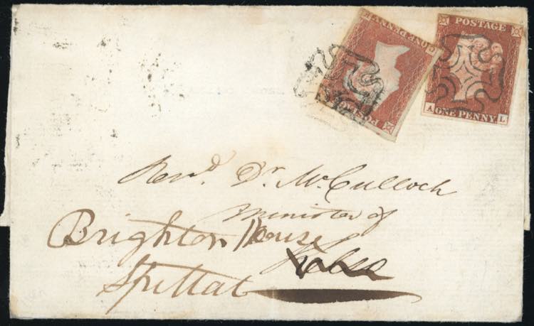 1843 - GREAT BRITAIN - Redirected ... 