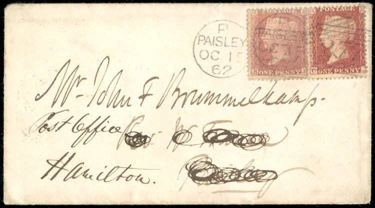 1862 - GREAT BRITAIN - Redirected ... 