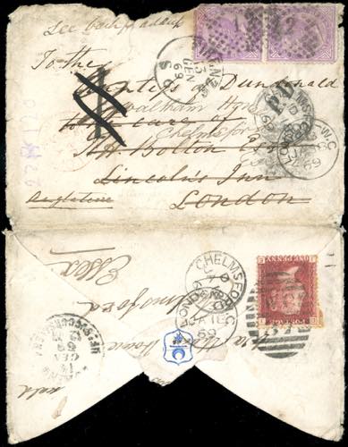 1869 - ITALY/GREAT BRITAIN - ... 