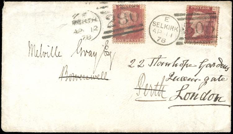 1878 - GREAT BRITAIN - Redirected ... 