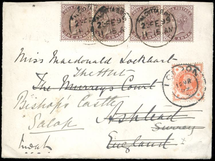1899 - INDIA/GREAT BRITAIN - ... 