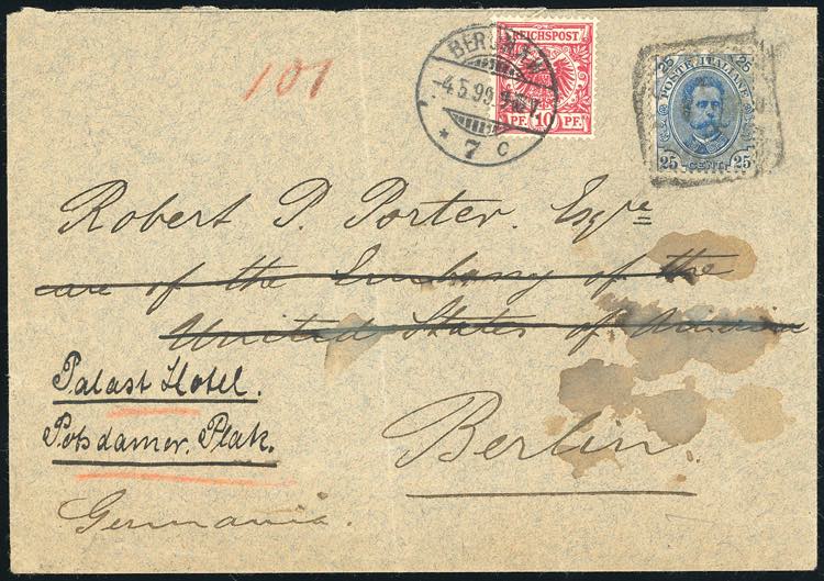 1899 - ITALY/GERMANY - Redirected ... 