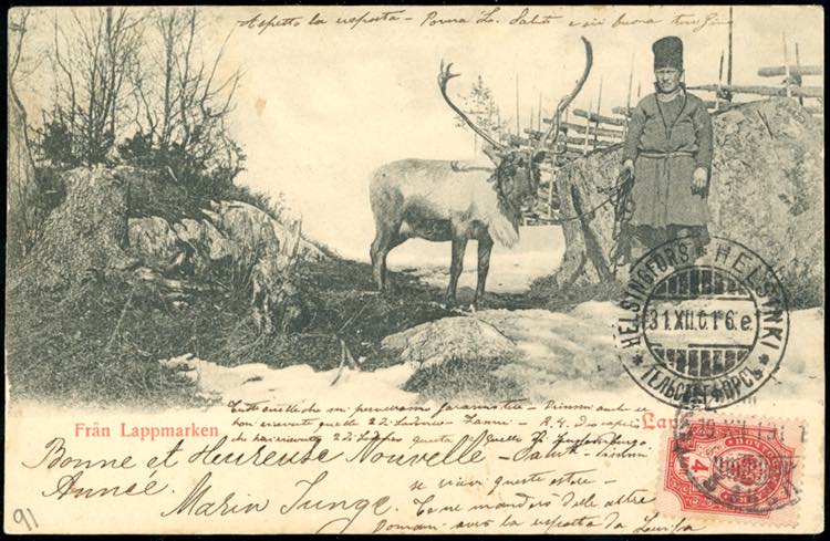 1901 - FINLAND/ITALY - Redirected ... 