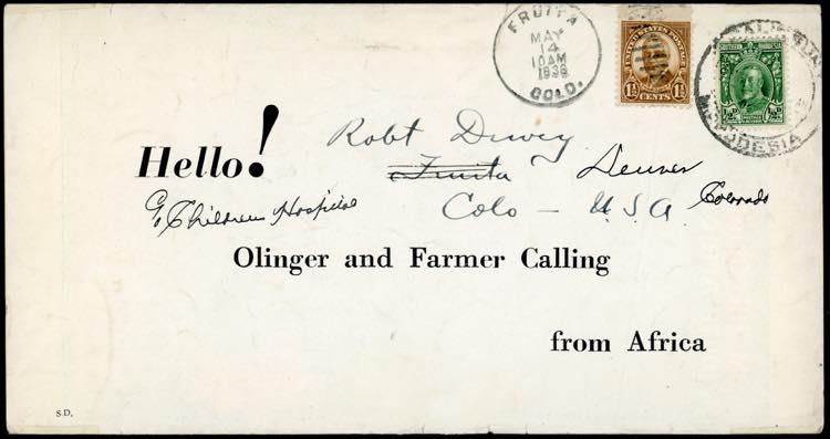 1936 - SOUTHERN RHODESIA/UNITED ... 