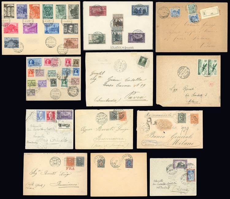 AREA ITALIANA 1892/1950 - Dodici ... 