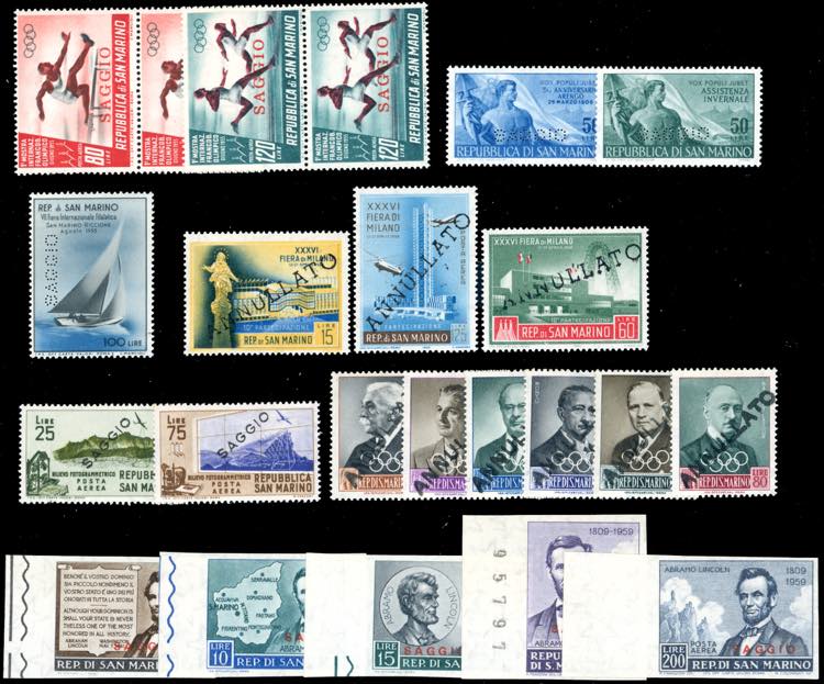 SAN MARINO 1947/1960 - ... 