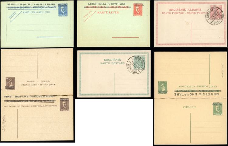 ALBANIA INTERI POSTALI 1914/1940 - ... 