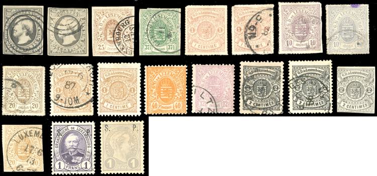 LUSSEMBURGO 1852/1880 - Piccolo ... 