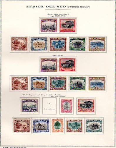 AFRICA DEL SUD 1910/1949 - Avviata ... 