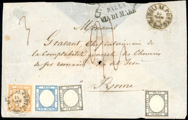 1862 - 10 grana arancio, 1 grano ... 