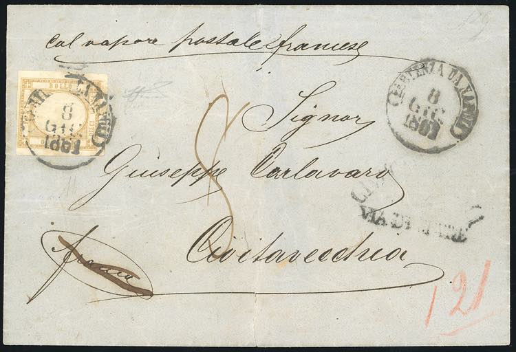 1861 - 10 grana bistro oliva ... 