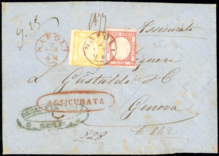 1862 - 20 grana giallo, ... 