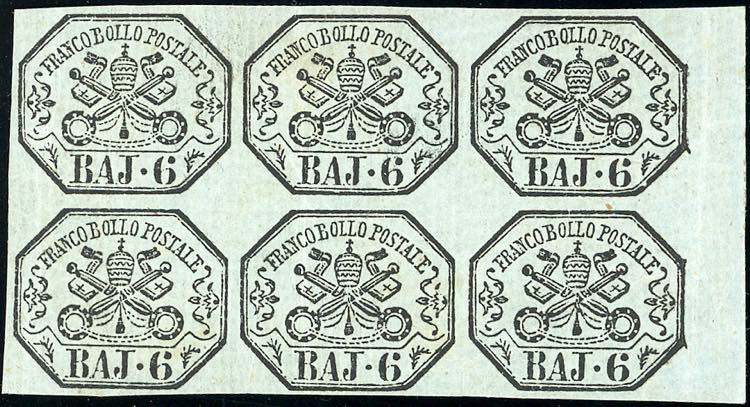 1852 - 6 baj grigio verdastro (7), ... 