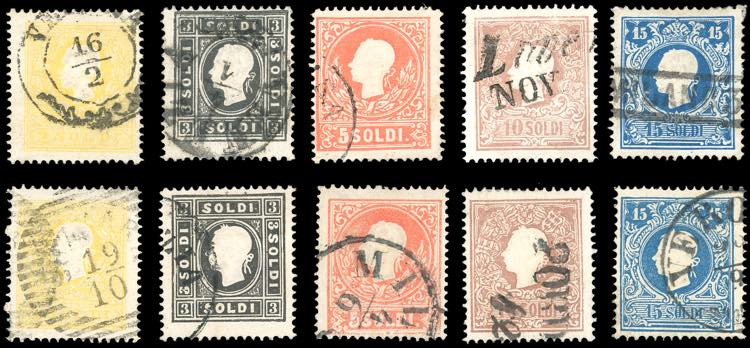 1858/59 - Seconda emissione, serie ... 