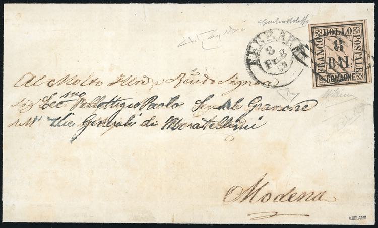 1860 - 8 baj rosa (8), perfetto, ... 
