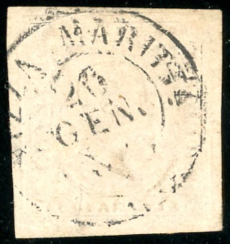 1853 - 40 cent. rosa chiaro (6), ... 