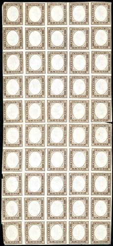 1859 - 10 cent. bruno grigiastro ... 