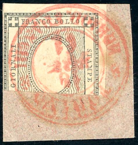 1861 - 1 cent. grigio nero per ... 
