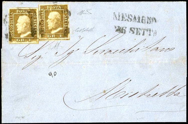 1859 - 1 grano bruno ruggine, I ... 