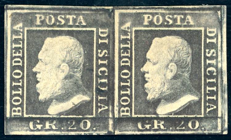 SICILIA 1859 - 20 grana violetto ... 