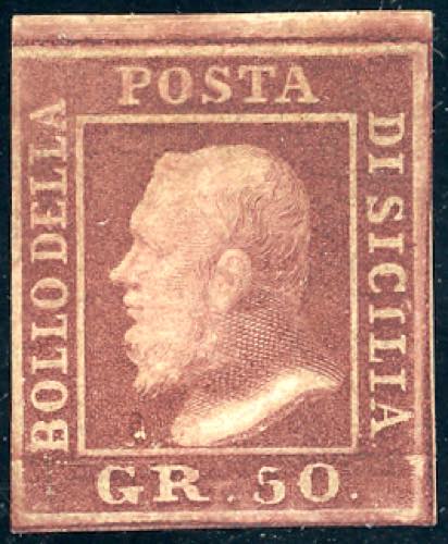 1859 - 50 grana lacca bruno (14), ... 