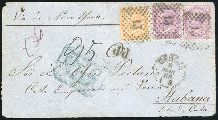 1868 - 10 cent., 60 cent., due ... 