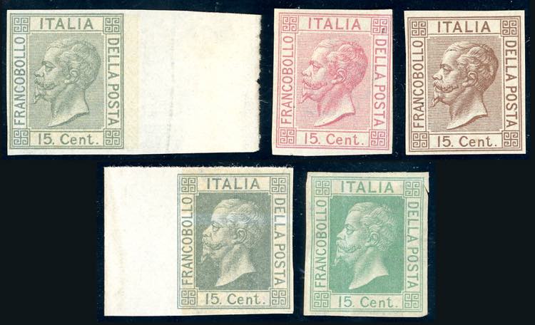 1864 - 15 cent. Vittorio Emanuele, ... 