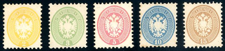 1864/65 - Quinta emissione, dent. ... 