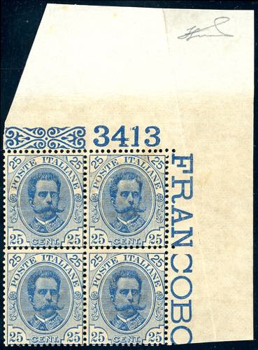 1893 - 25 cent. Umberto I (62), ... 