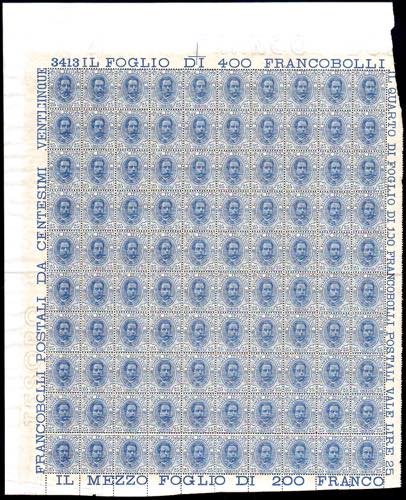 1893 - 25 cent. Umberto I (62), ... 