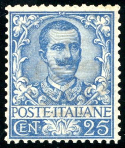 1901 - 25 cent. Floreale (73), ... 