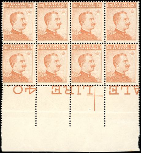 1916 - 20 cent. Michetti, senza ... 