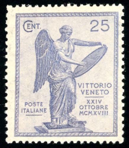1921 - 25 cent. Vittoria, ERRORE ... 